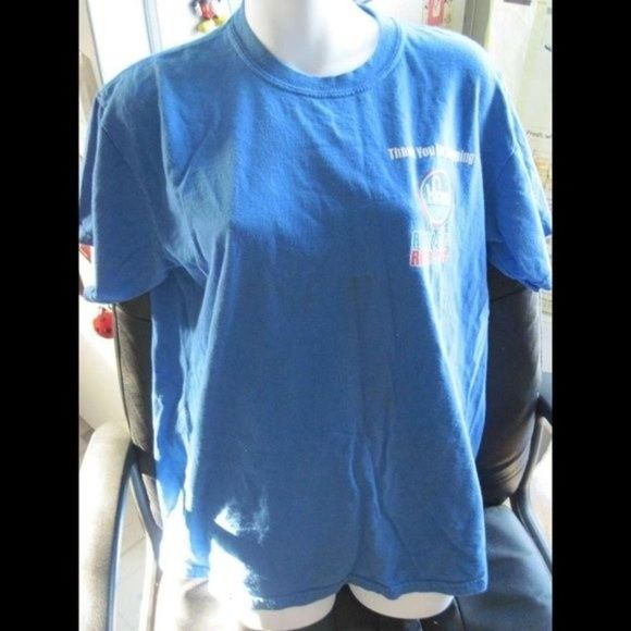 More Than 10k Ways To Save Low Price Tags Medium Blue Kroger Work T- Shirt Tee - Picture 3 of 11